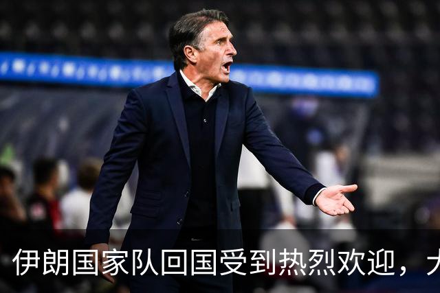 伊朗国家队回国受到热烈欢迎，大批球迷接机